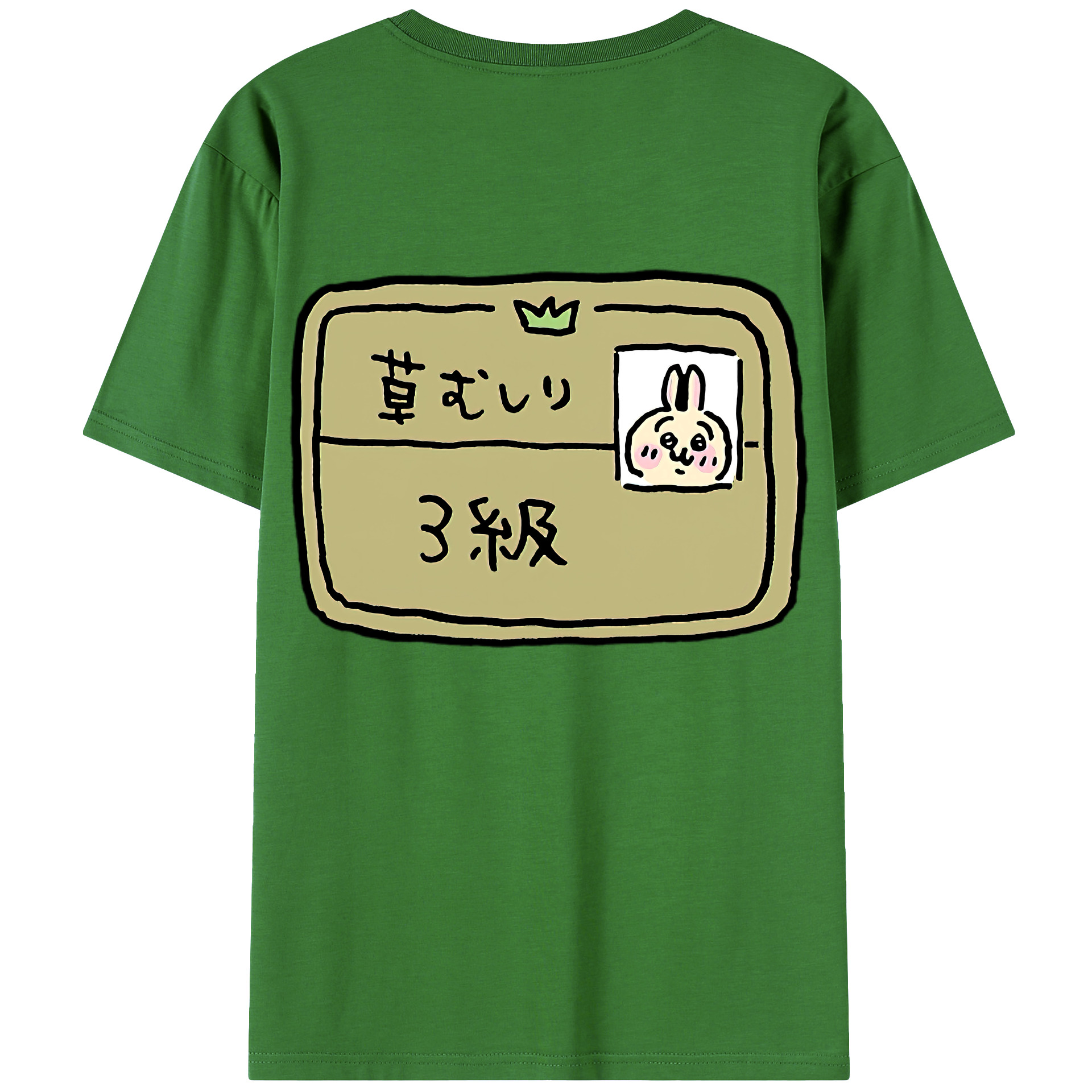 （画像用） ちいかわ うさぎ Chii-kawa usagi レディース半袖Tシャツ(バックプリント)